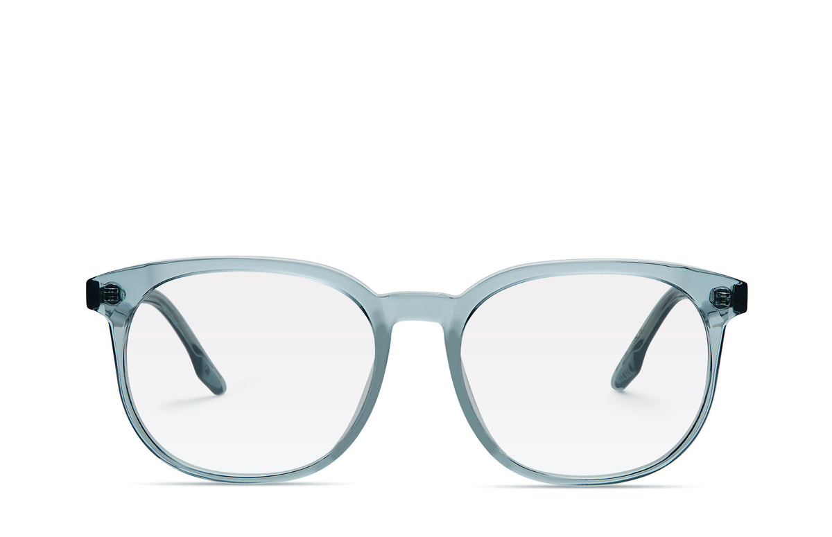 Adara Capri Blue Glasses for Low Nose Bridge Fit I COVRY