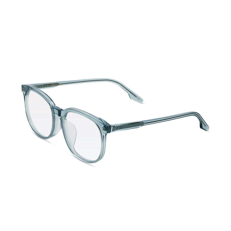 Adara Capri Blue Glasses for Low Nose Bridge Fit I COVRY