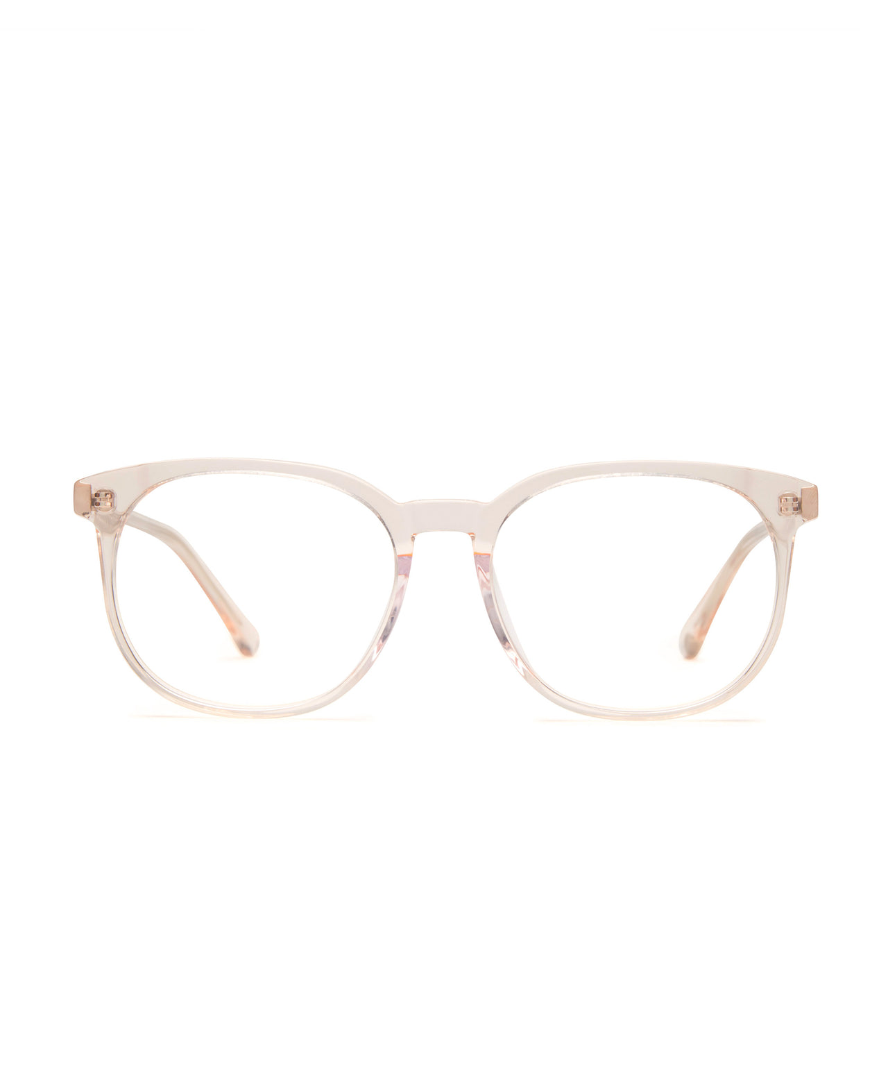 Fashion- Transparent Peach Optical Glasses Frame Buy Specsin EG031 Cat-Eye Transparent Peach Eyeglasses for  main image 4