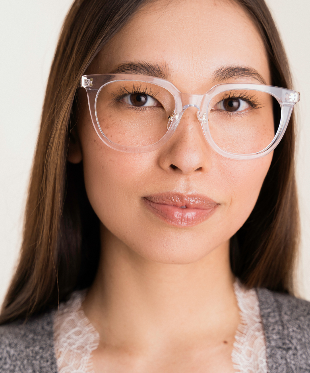 Agena Clear Glasses I Asian Fit I COVRY