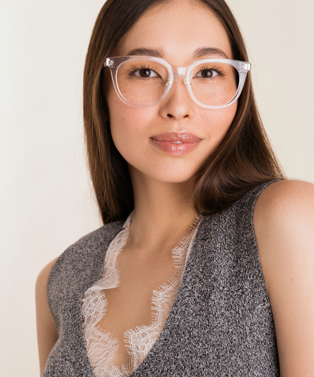 Agena Clear Glasses I Asian Fit I COVRY