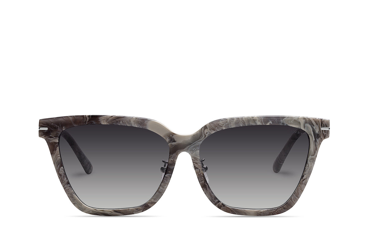 Covry Polarized Bella Sunglasses BELLA Napa Wide Square Low Bridge Sunglasses I COVRY main image 4