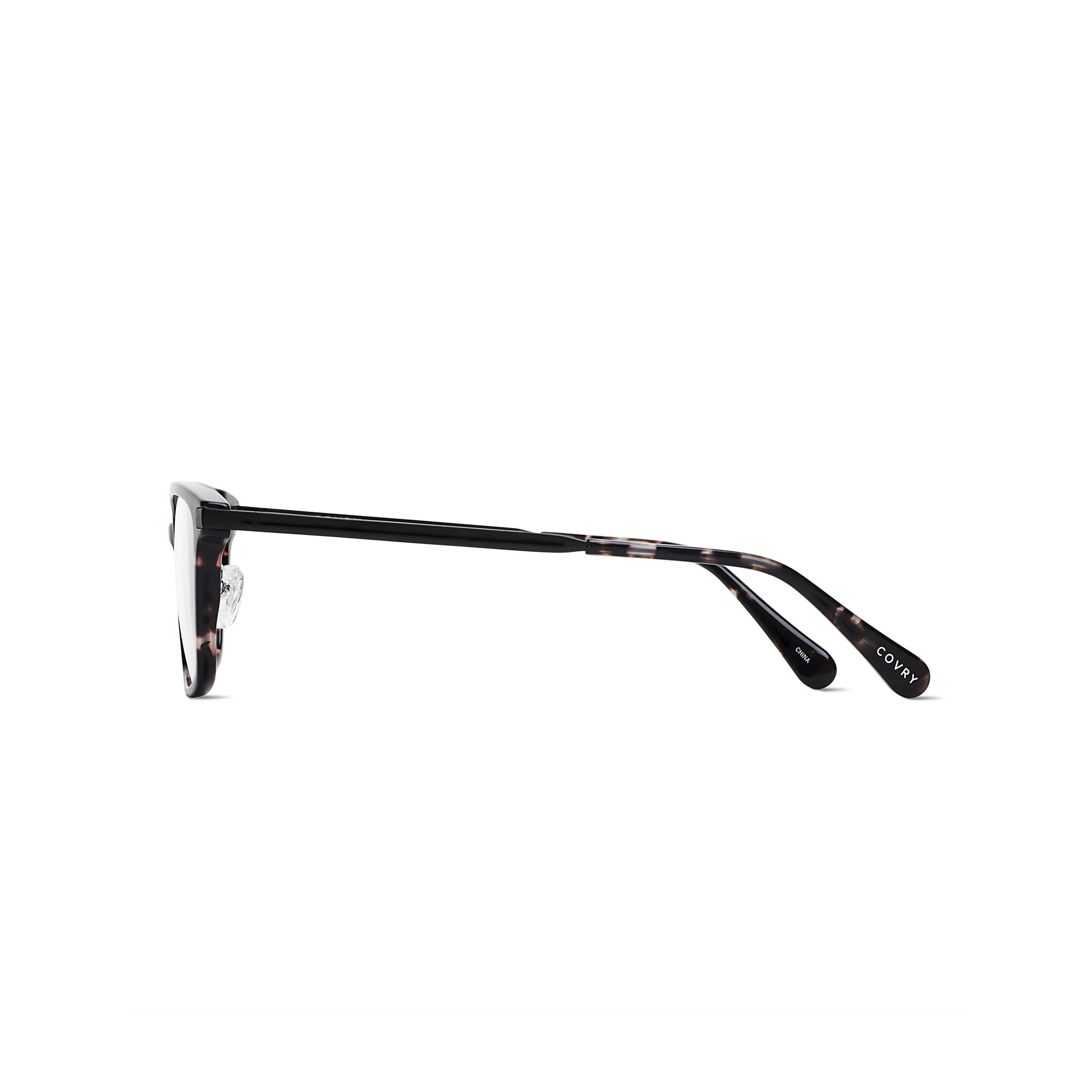Cyrus Walnut Rectangular Glasses I Elevated Fit® I COVRY