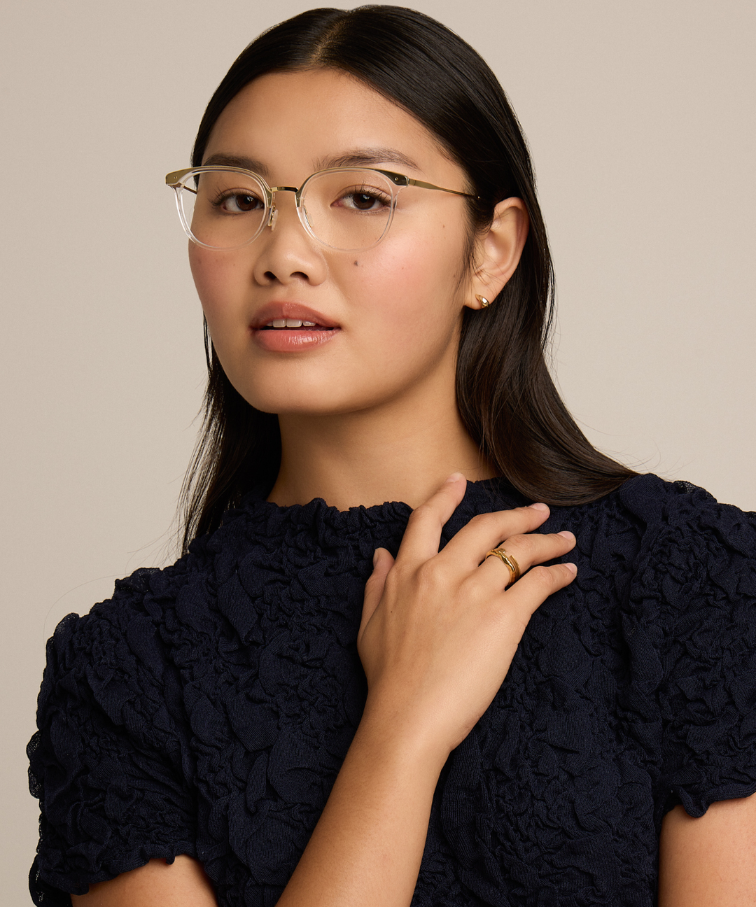 Deneb Champagne Elevated Fit Glasses I COVRY
