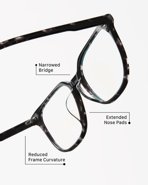 Nash II Clear Asian Fit Glasses I COVRY