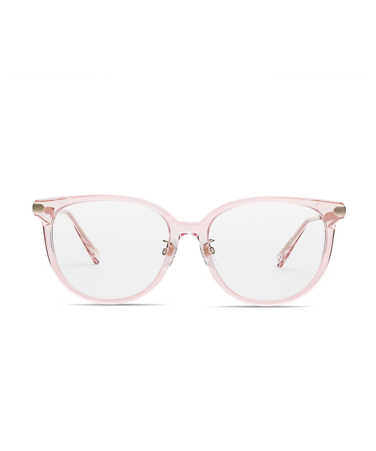 Leo Peach Cateye Glasses I Low Bridge Fit I COVRY display picture 2