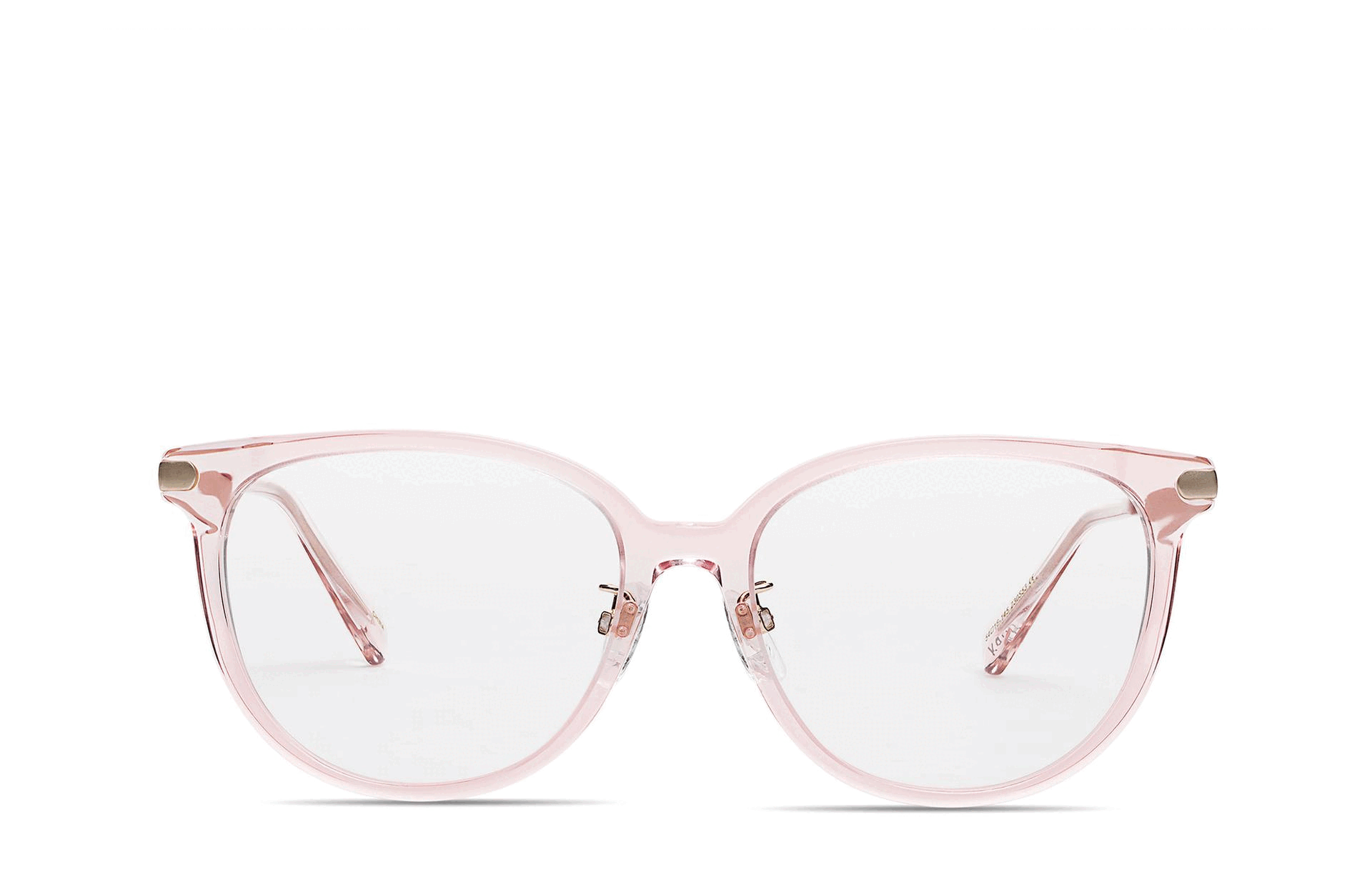 Leo Peach Cateye Glasses I Low Bridge Fit I COVRY