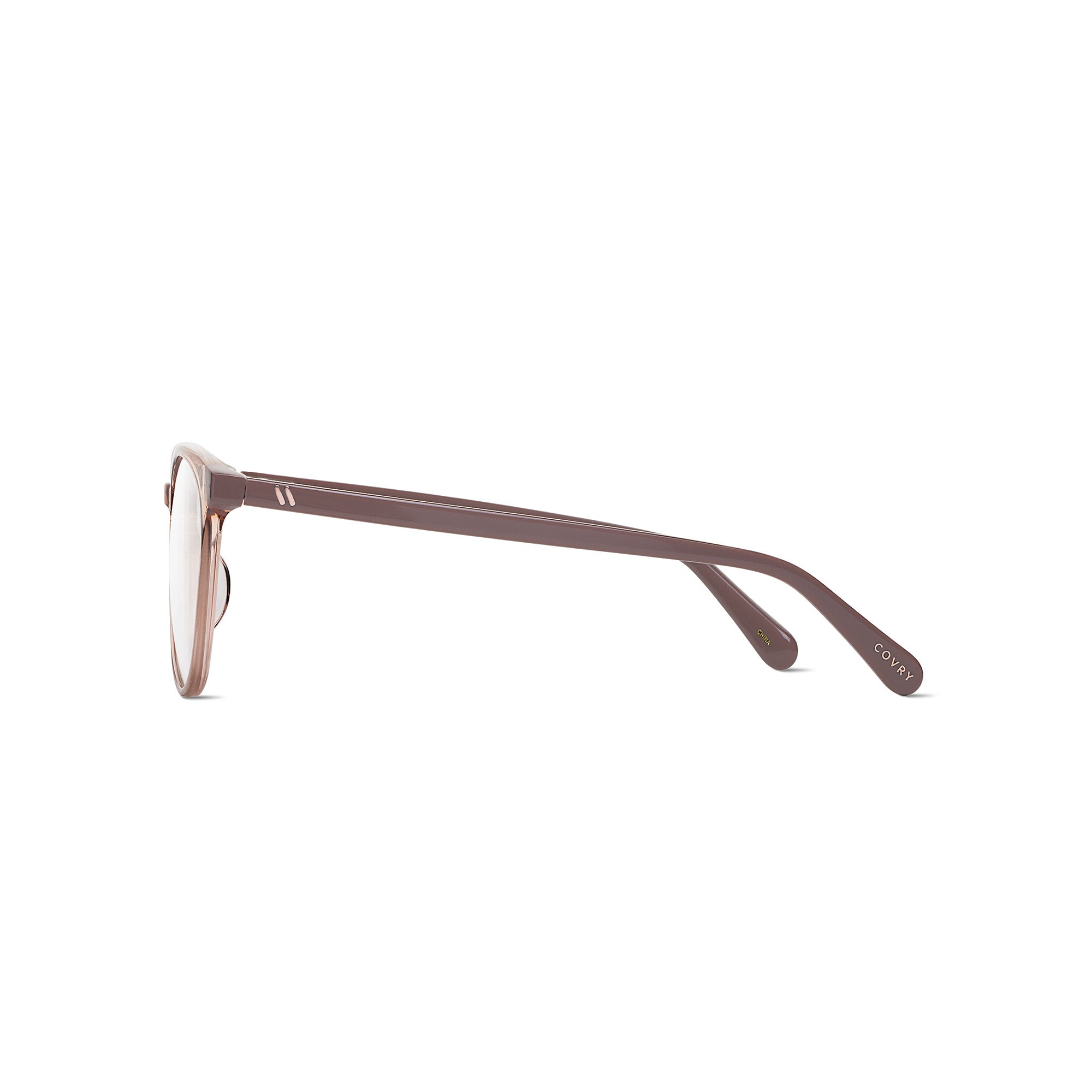 Meissa Mauve Round Glasses I Elevated Fit® I COVRY