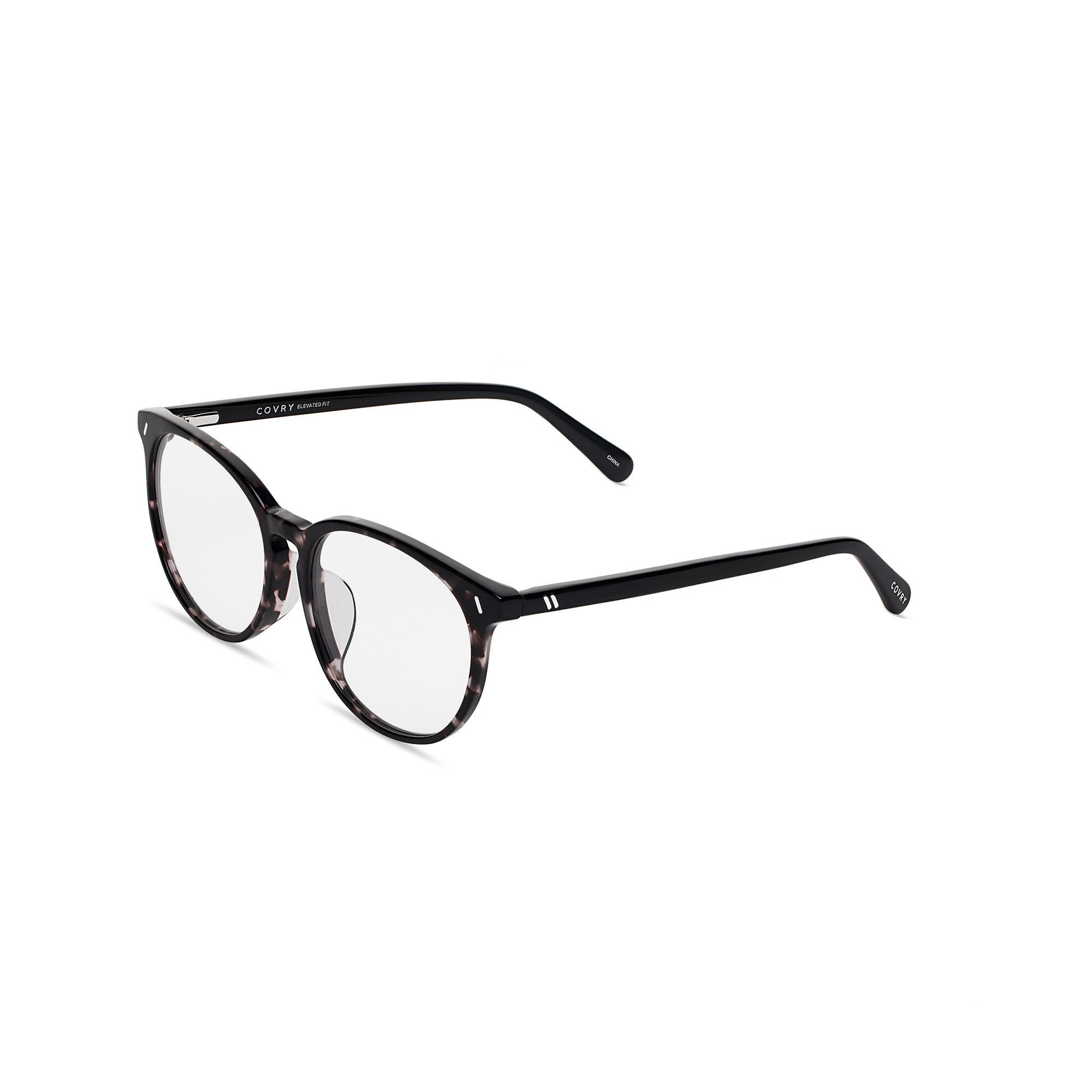 Meissa Walnut Round Glasses I Low Bridge Fit I COVRY