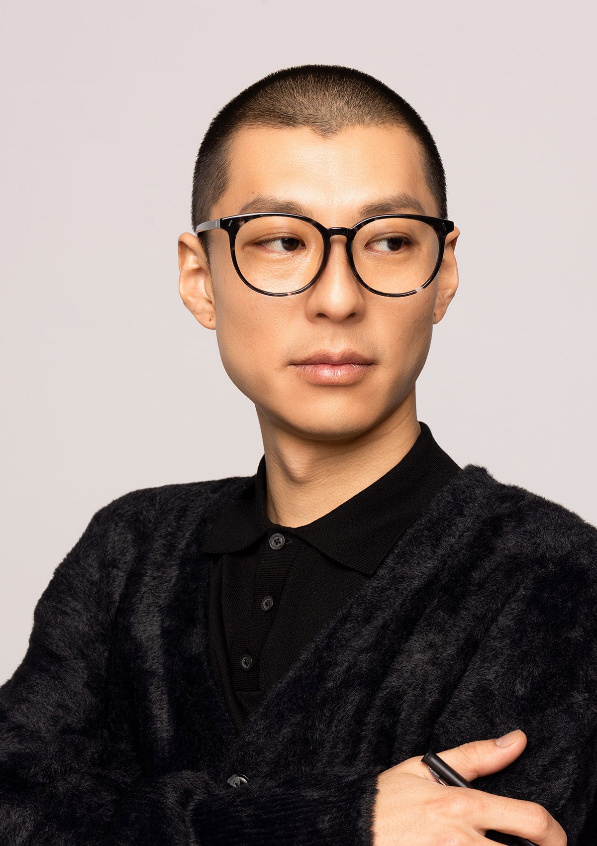 Meissa Walnut Round Glasses I Low Bridge Fit I COVRY