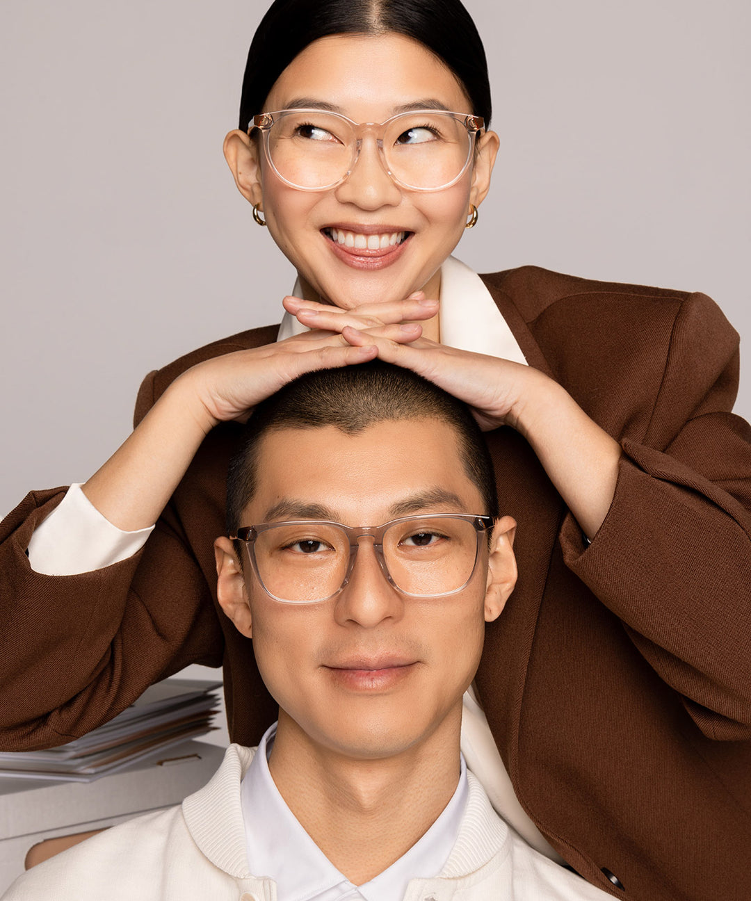 Nihal Dune Rectangular Glasses I Elevated Fit® I COVRY display picture 3