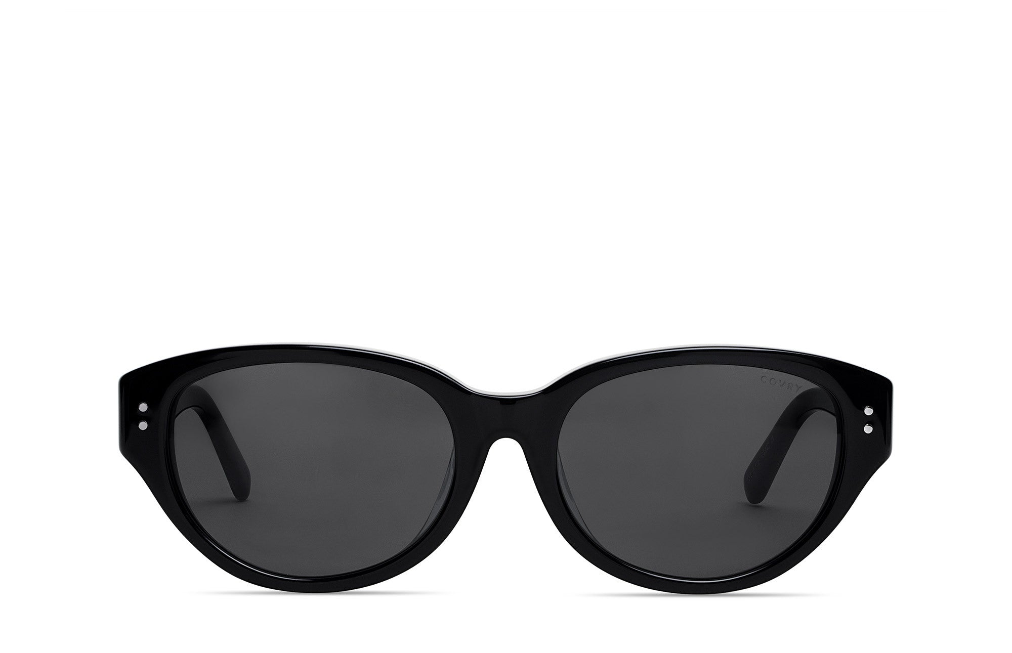 NOVA Black Polarized Sunglasses for Low Nose Bridge I COVRY display picture 1