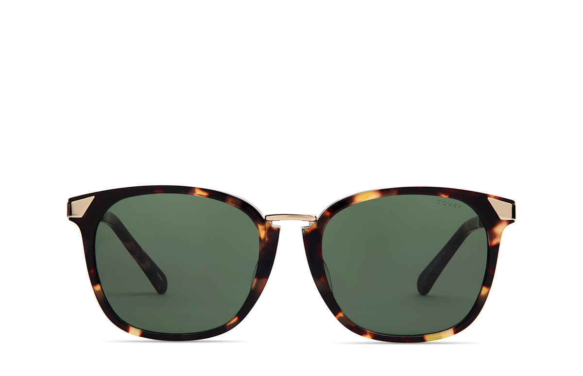 DSO Eyewear Boost Sunglasses in Shiny Tort - Amber DAHVEN WITH AMBER+ | MOSCOT main image 4