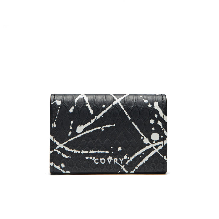 Covry-Splatterbox-Womens-Mens-Black-Fashion-Coin-Business-Card-Case-Gift