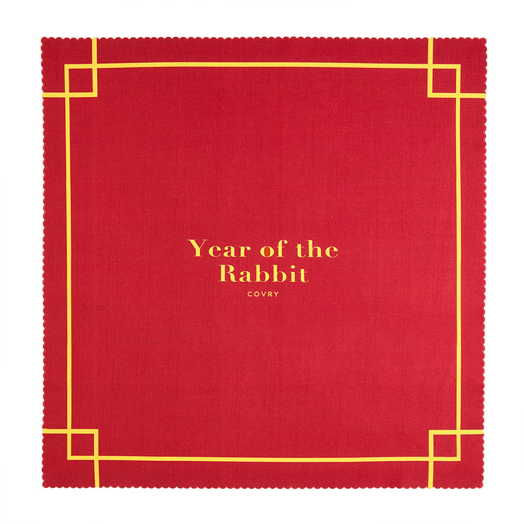 Lunar New Year Year of the Rabbit lens cloth oversized