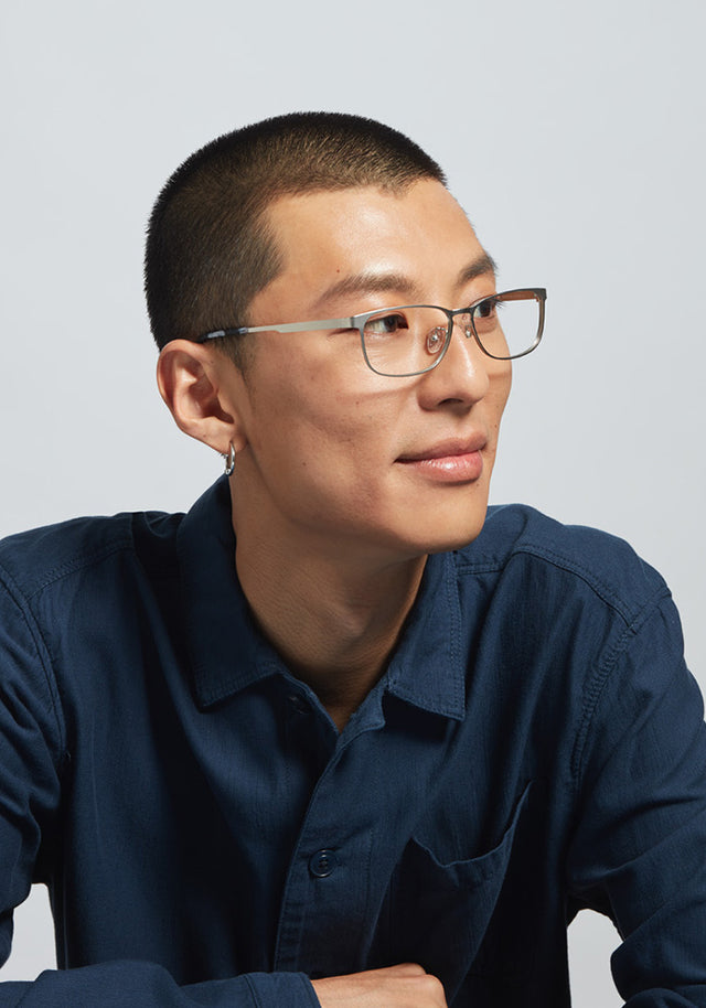 Merga Steel Glasses for Low Nose Bridge I COVRY