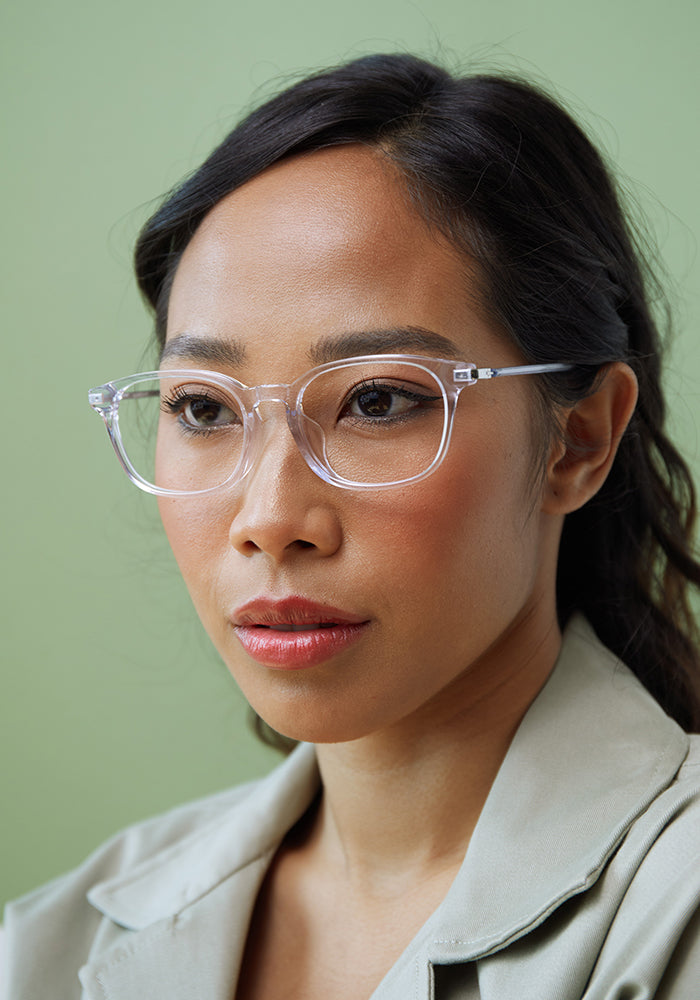 Nash II Clear Asian Fit Glasses I COVRY