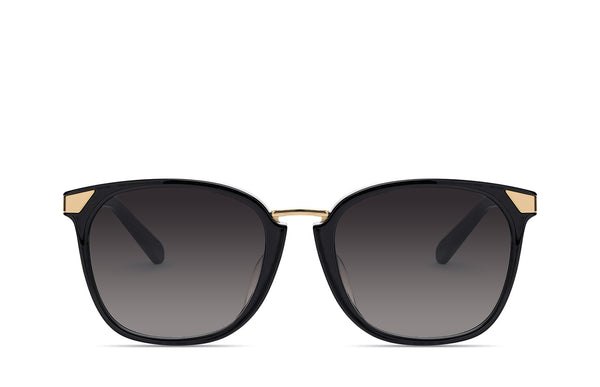 Vega Black Sunglasses for Low Nose Bridge | COVRY display picture 3
